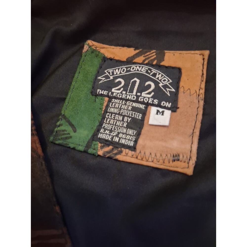 Two-One-Two leather vest. - Picture 5 of 5